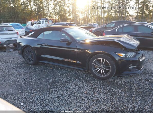 1FATP8UH2H5267474 2017 FORD MUSTANG Black Widok wnętrza 360 stopni