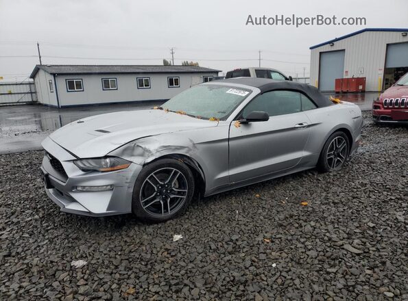1FATP8UH3L5118659 2020 FORD MUSTANG Серебряный Передняя левая четверть