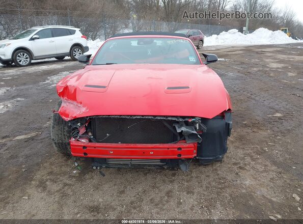 1FATP8UH3M5115956 2021 FORD MUSTANG Red Вид задньої частини салону