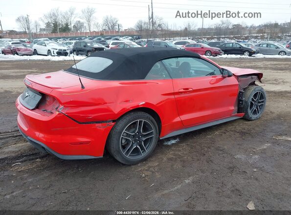 1FATP8UH3M5115956 2021 FORD MUSTANG Red Задня права чверть