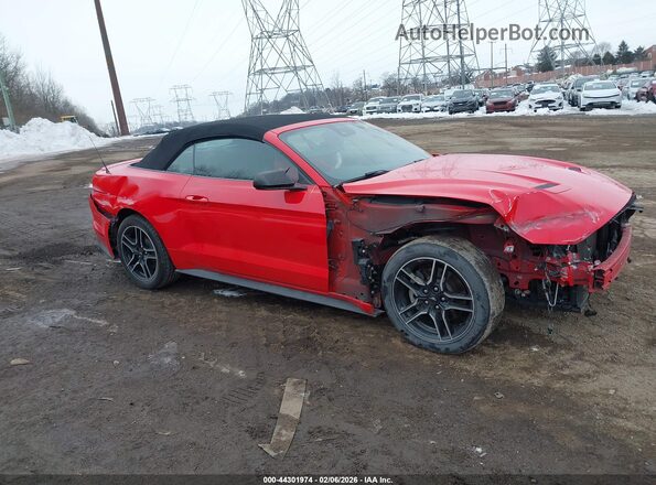 1FATP8UH3M5115956 2021 FORD MUSTANG Red Передня права чверть
