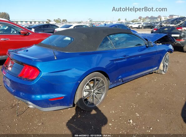 1FATP8UH3N5122309 2022 FORD MUSTANG Синий Задняя правая четверть
