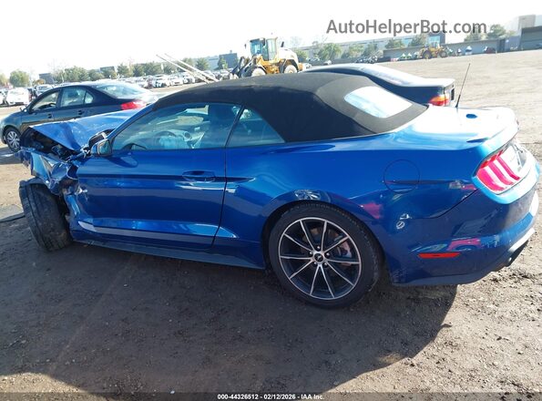 1FATP8UH3N5122309 2022 FORD MUSTANG Синий Панорамный вид салона 360°