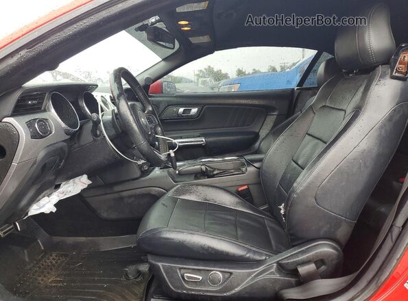 1FATP8UH4K5104610 2019 FORD MUSTANG Red Սալոնի դիմացի տեսք