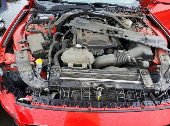 1FATP8UH4K5104610 2019 FORD MUSTANG Red Սալոնի հետևի տեսք