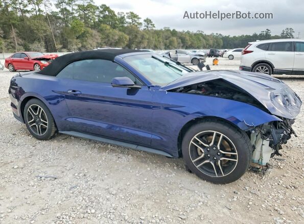 1FATP8UH9L5120562 2020 FORD MUSTANG Синий Передняя правая четверть