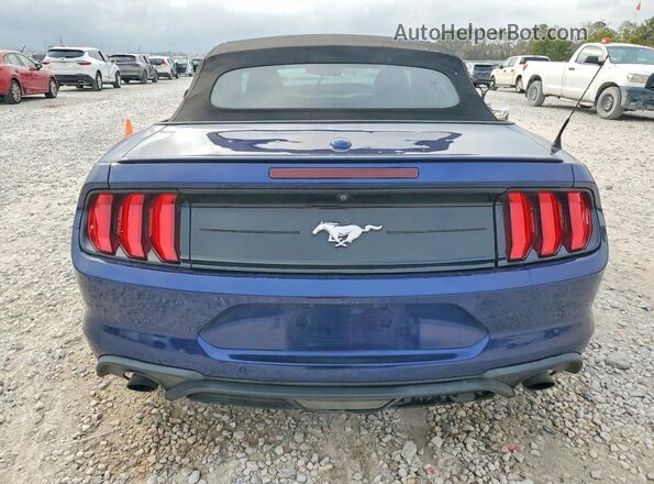 1FATP8UH9L5120562 2020 FORD MUSTANG Синий Вид сзади