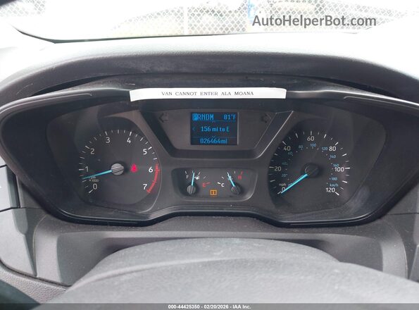 1FBAX2CG7HKA34266 2017 FORD TRANSIT-350 White უკანა სავარძლების ხედი