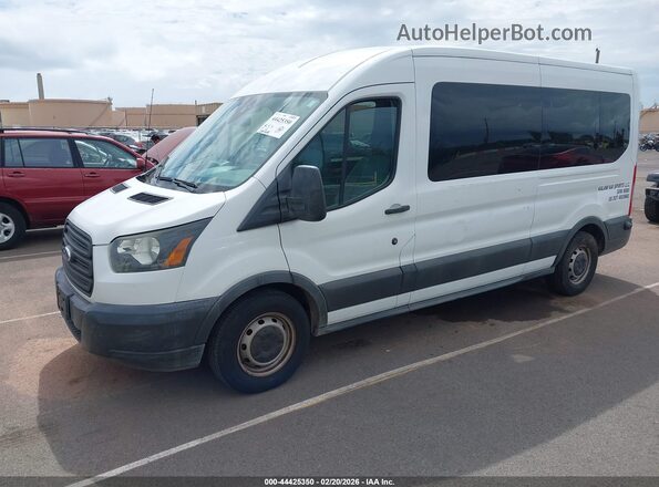 1FBAX2CG7HKA34266 2017 FORD TRANSIT-350 White წინა მარცხენა ხედი სამი მეოთხედიდან