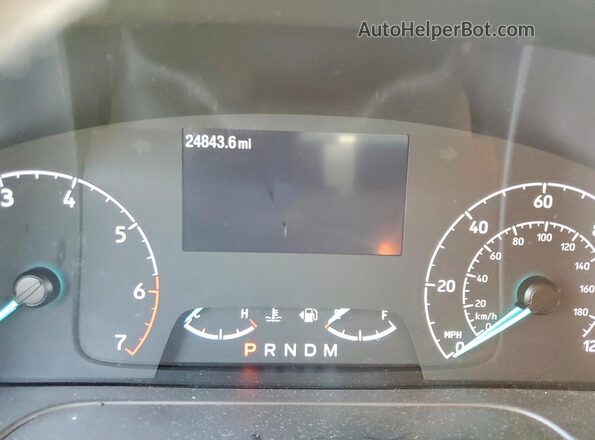 1FBAX2YG5RKA28847 2024 FORD PASSENGER White Widok zestawu wskaźników