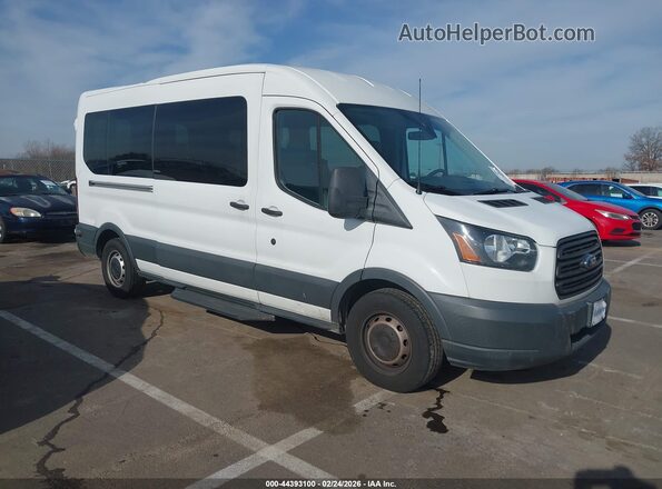 1FBZX2CM2JKB39828 2018 FORD TRANSIT-350 Белый Передняя правая четверть