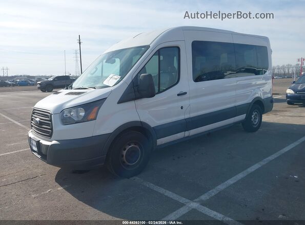 1FBZX2CM2JKB39828 2018 FORD TRANSIT-350 Белый Передняя левая четверть