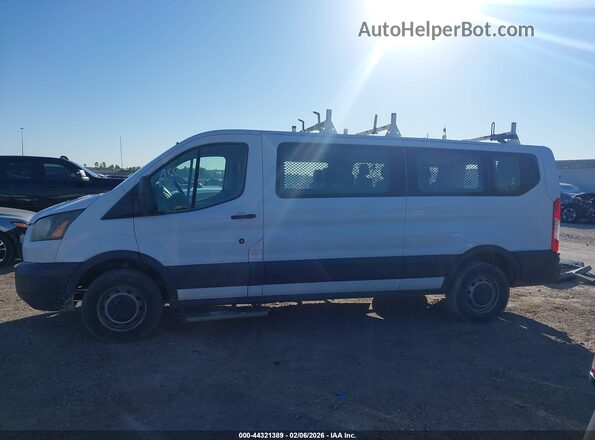 1FBZX2YM0HKB48045 2017 FORD TRANSIT-350 White Widok wnętrza 360 stopni