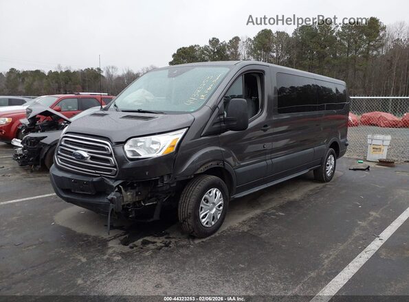 1FBZX2ZM3GKA09167 2016 FORD TRANSIT-350 Серый Передняя левая четверть
