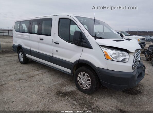 1FBZX2ZM8HKB07399 2017 FORD TRANSIT-350 Белый Передняя правая четверть