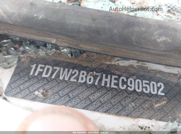 1FD7W2B67HEC90502 2017 FORD F-250 White Շարժիչի բաժամունքի տեսք