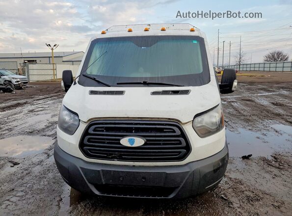 1FDRS6PV7KKB09791 2019 FORD TRANSIT Белый Вид спереди