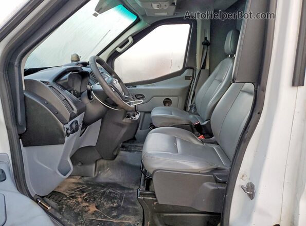 1FDRS6PV7KKB09791 2019 FORD TRANSIT Белый Вид салона спереди