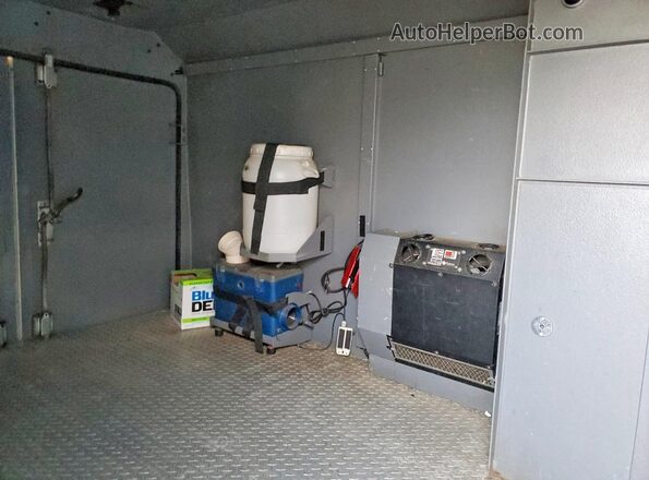 1FDRS6PV7KKB09791 2019 FORD TRANSIT Белый Вид задней части салона