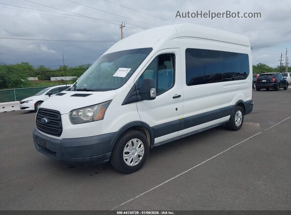 1FDZX2XM2HKB22457 2017 FORD TRANSIT-350 White Front left