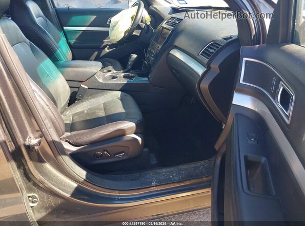 1FM5K7D80GGD26984 2016 FORD FORD EXPLORER Черный Вид салона спереди