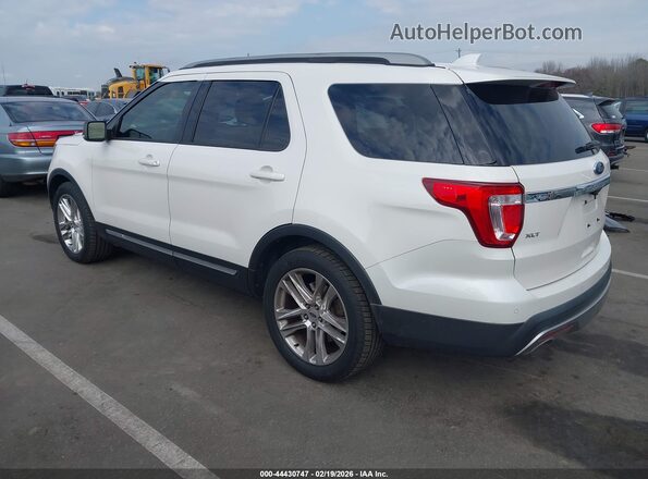 1FM5K7D81HGA07482 2017 FORD FORD EXPLORER Белый Задняя левая четверть