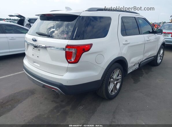 1FM5K7D81HGA07482 2017 FORD FORD EXPLORER Белый Задняя правая четверть