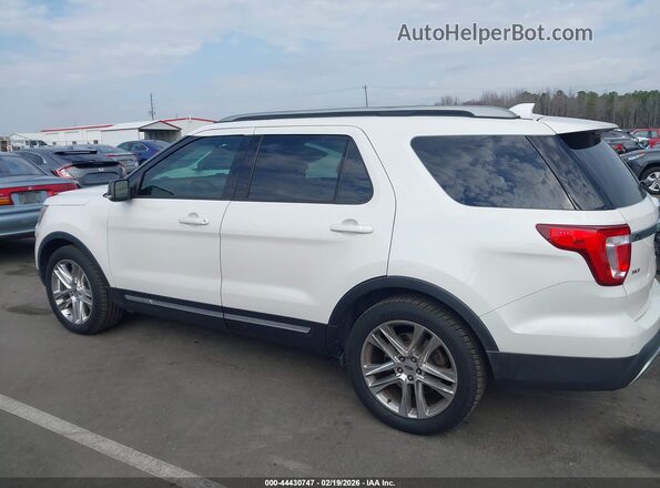 1FM5K7D81HGA07482 2017 FORD FORD EXPLORER Белый Панорамный вид салона 360°