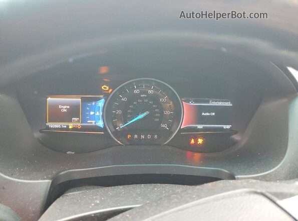 1FM5K7D84GGD20735 2016 FORD FORD EXPLORER Серый Вид щитка приборов