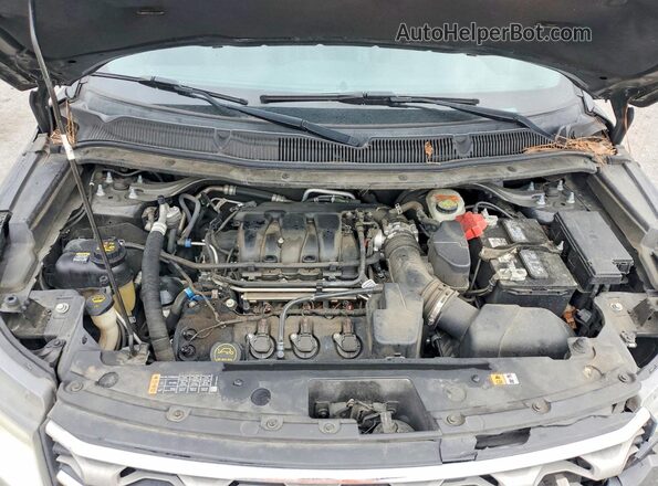 1FM5K7D84GGD20735 2016 FORD FORD EXPLORER Серый Вид подкапотного пространства