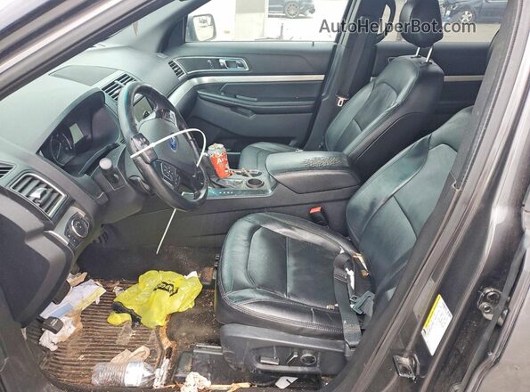 1FM5K7D84GGD20735 2016 FORD FORD EXPLORER Серый Вид салона спереди