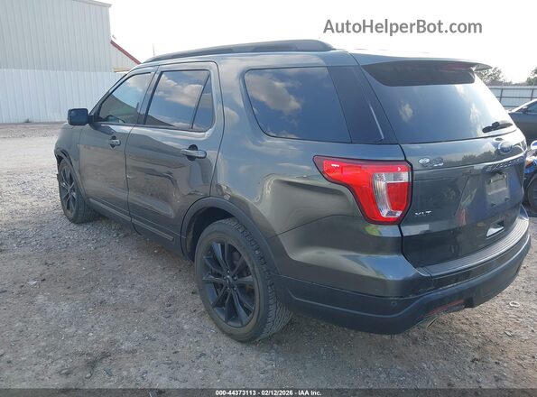 1FM5K7D84JGC69227 2018 FORD FORD EXPLORER Gray Задня ліва чверть