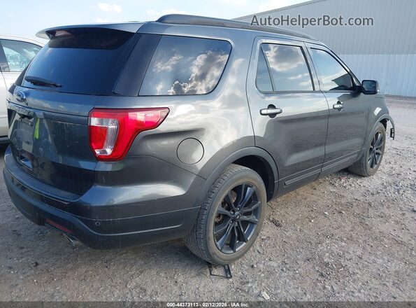 1FM5K7D84JGC69227 2018 FORD FORD EXPLORER Gray Задня права чверть