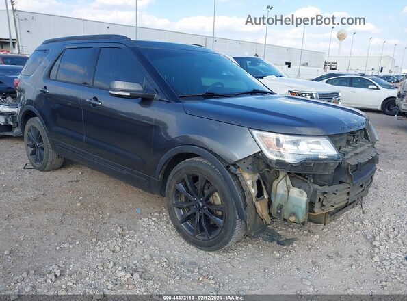1FM5K7D84JGC69227 2018 FORD FORD EXPLORER Gray Передня права чверть