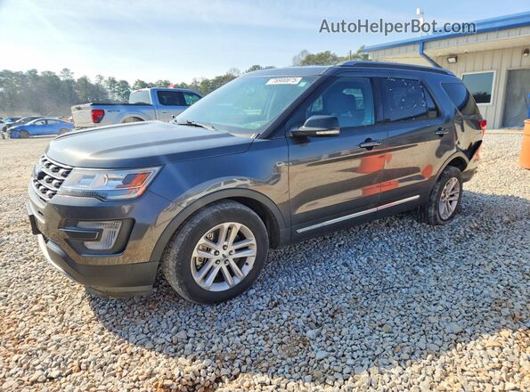 1FM5K7D88HGD34879 2017 FORD FORD EXPLORER Угольный Передняя левая четверть