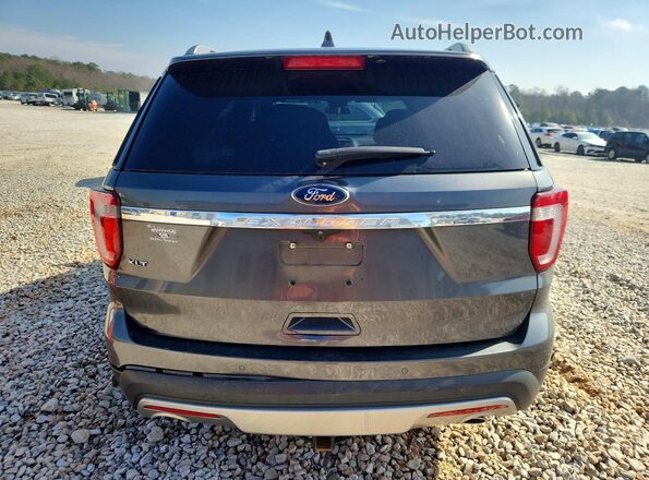 1FM5K7D88HGD34879 2017 FORD FORD EXPLORER Угольный Вид сзади