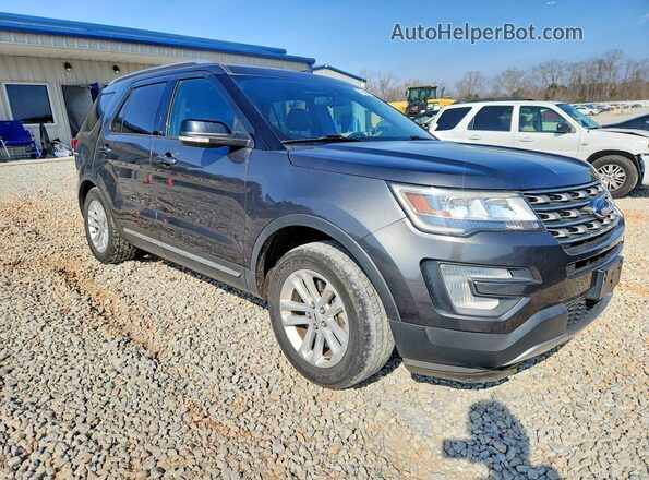 1FM5K7D88HGD34879 2017 FORD FORD EXPLORER Угольный Передняя правая четверть