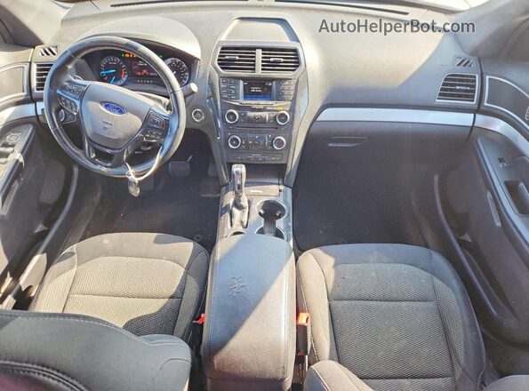 1FM5K7D88HGD34879 2017 FORD FORD EXPLORER Угольный Вид панели приборов