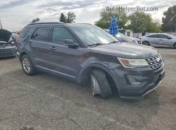 1FM5K7DHXGGD03499 2016 FORD FORD EXPLORER Gray წინა მარჯვენა