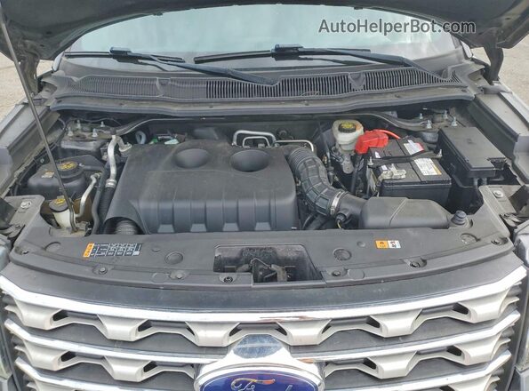 1FM5K7DHXGGD03499 2016 FORD FORD EXPLORER Gray ძრავის განყოფილების ხედი