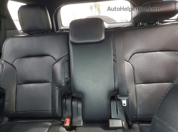 1FM5K7DHXGGD03499 2016 FORD FORD EXPLORER Gray უკანა სავარძლების ხედი