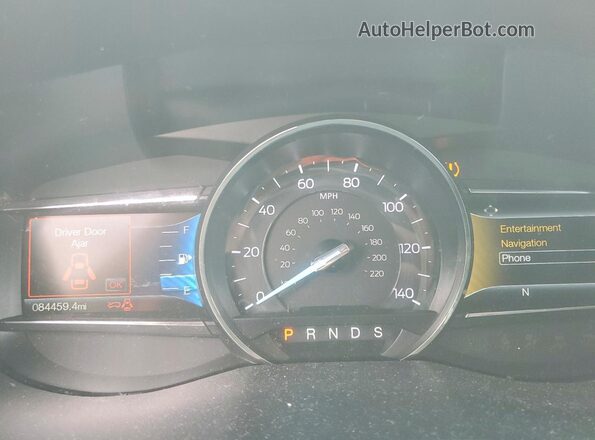 1FM5K7DHXGGD03499 2016 FORD FORD EXPLORER Gray ხელსაწყოთა პანელის ხედი
