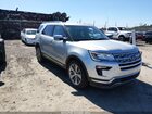 2018 Ford Explorer Limited Silver vin: 1FM5K7F83JGA73891