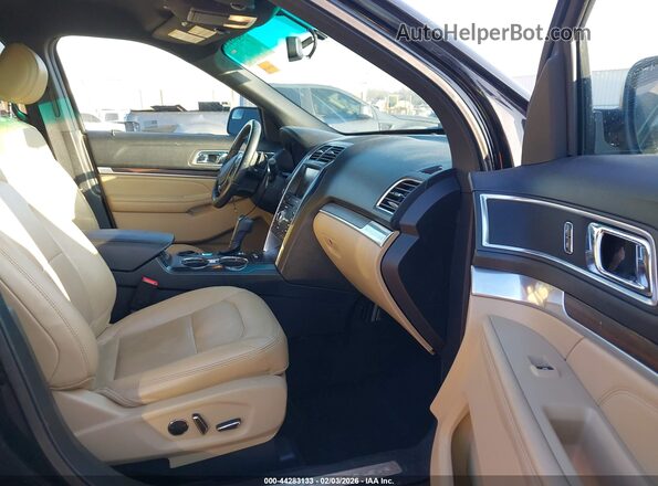 1FM5K7F85GGD13063 2016 FORD FORD EXPLORER Черный Вид салона спереди