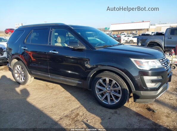 1FM5K7F85GGD13063 2016 FORD FORD EXPLORER Черный Панорамный вид салона 360°