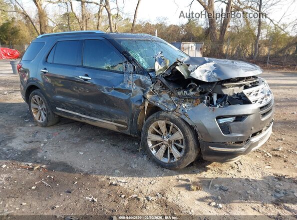 1FM5K7FH0KGA75342 2019 FORD FORD EXPLORER Серый Передняя правая четверть