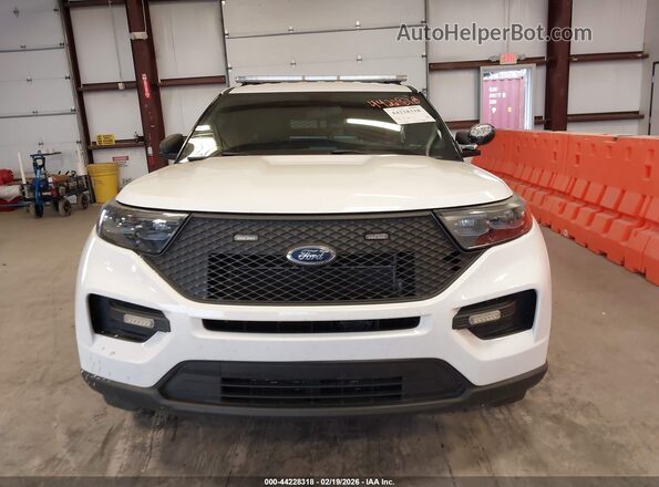 1FM5K8AB2LGC51530 2020 FORD POLICE INTERCEPTOR Белый Вид щитка приборов