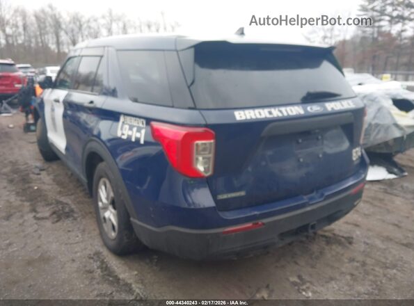 1FM5K8AB2PGA01243 2023 FORD POLICE INTERCEPTOR Синий Задняя левая четверть