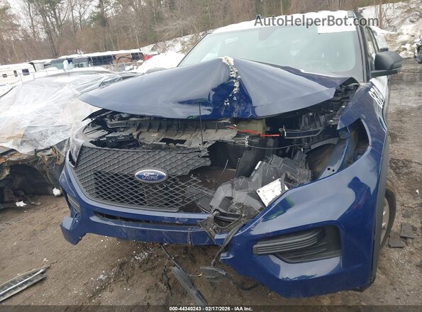 1FM5K8AB2PGA01243 2023 FORD POLICE INTERCEPTOR Синий Вид спереди