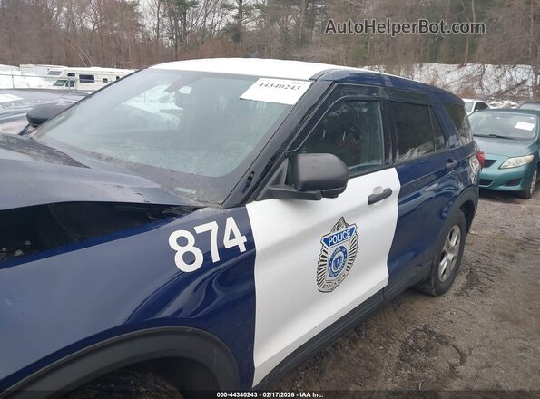 1FM5K8AB2PGA01243 2023 FORD POLICE INTERCEPTOR Синий Вид щитка приборов